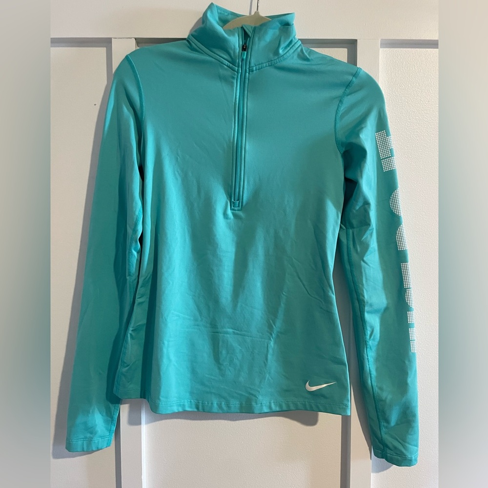 Nike Pro Dri Fit Half Zip Pullover Size S